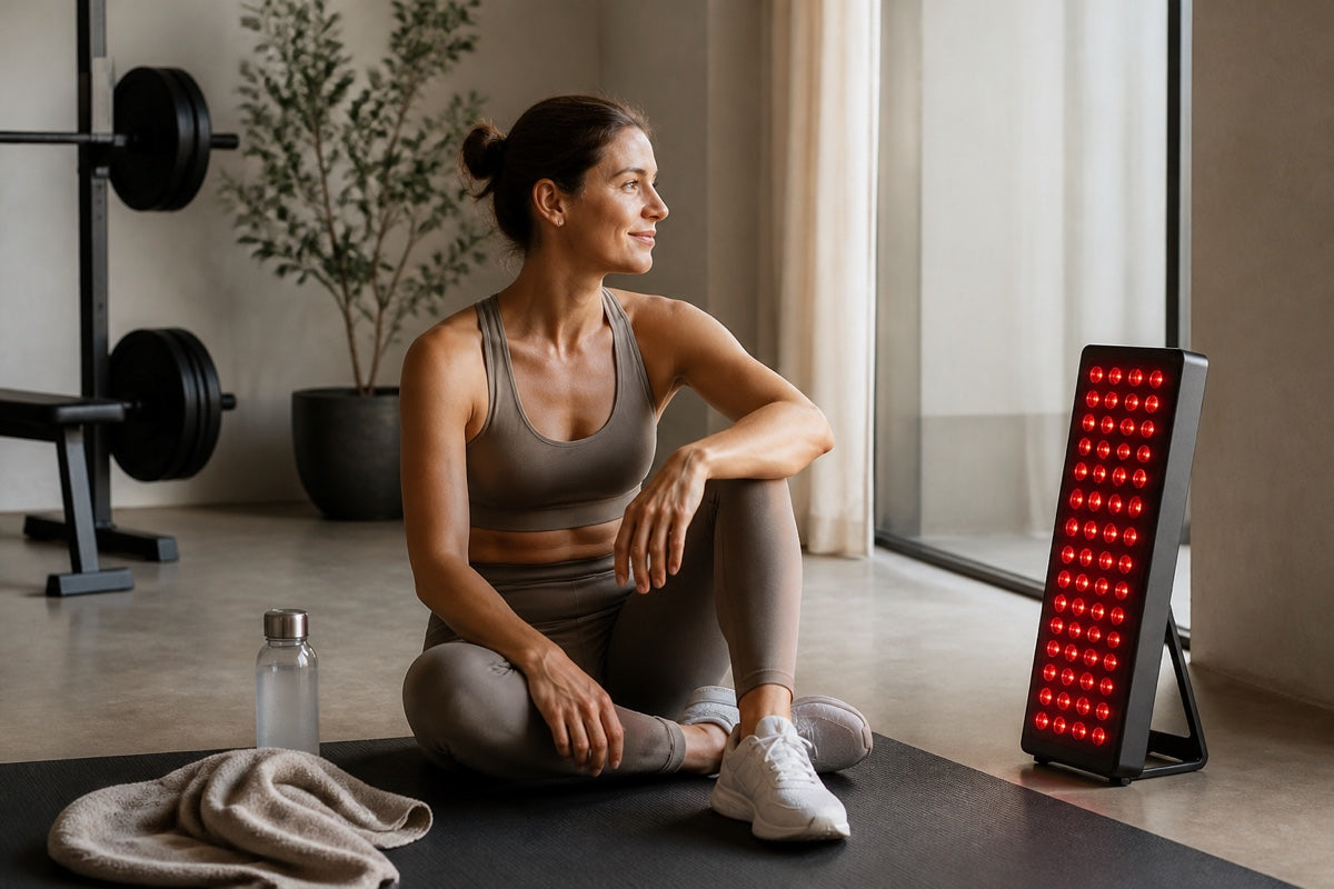 Lumière rouge après le sport : infrarouge proche et récupération | Resty