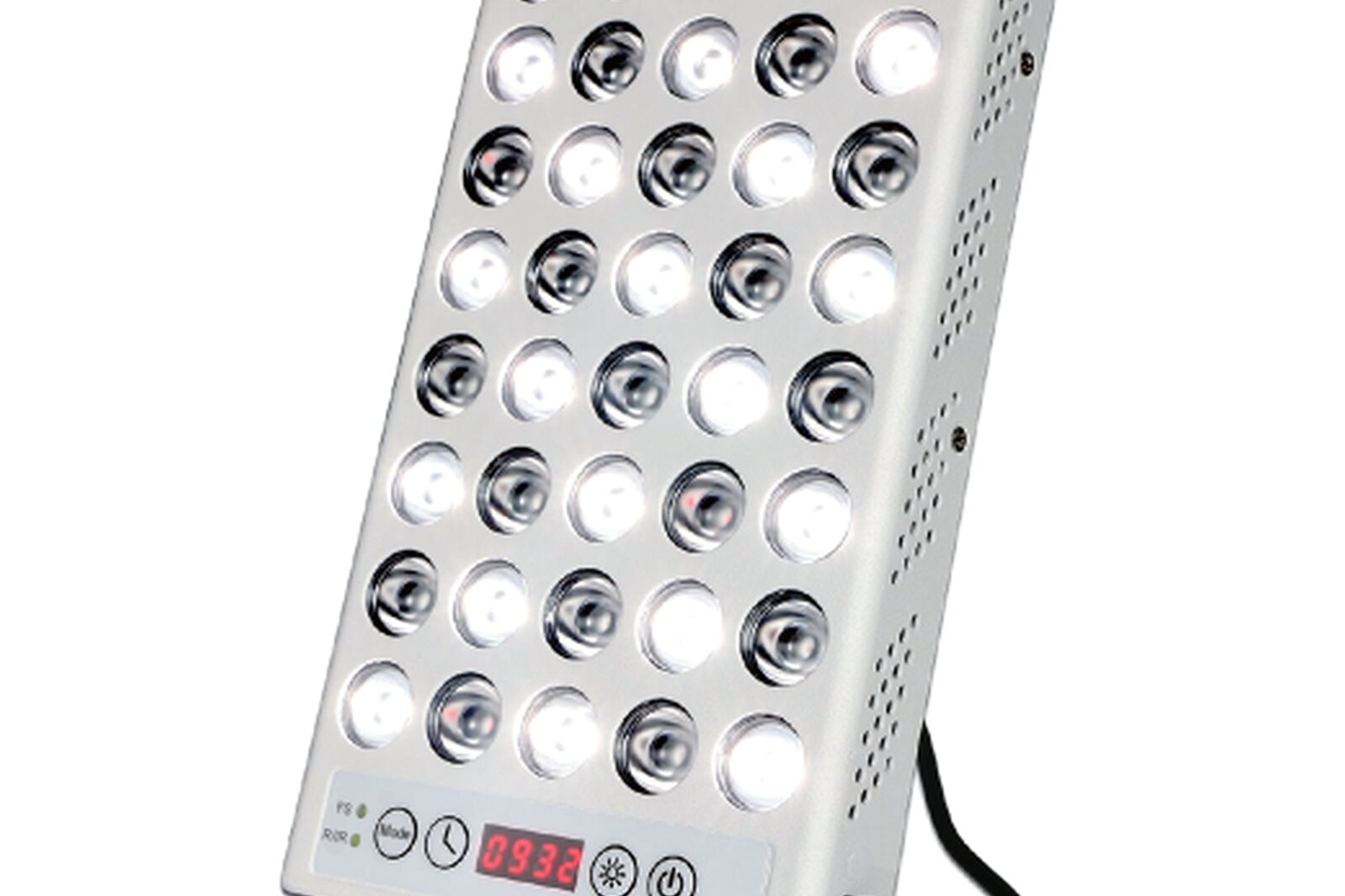 Resty Sunlike daylight panel switched on against a white background