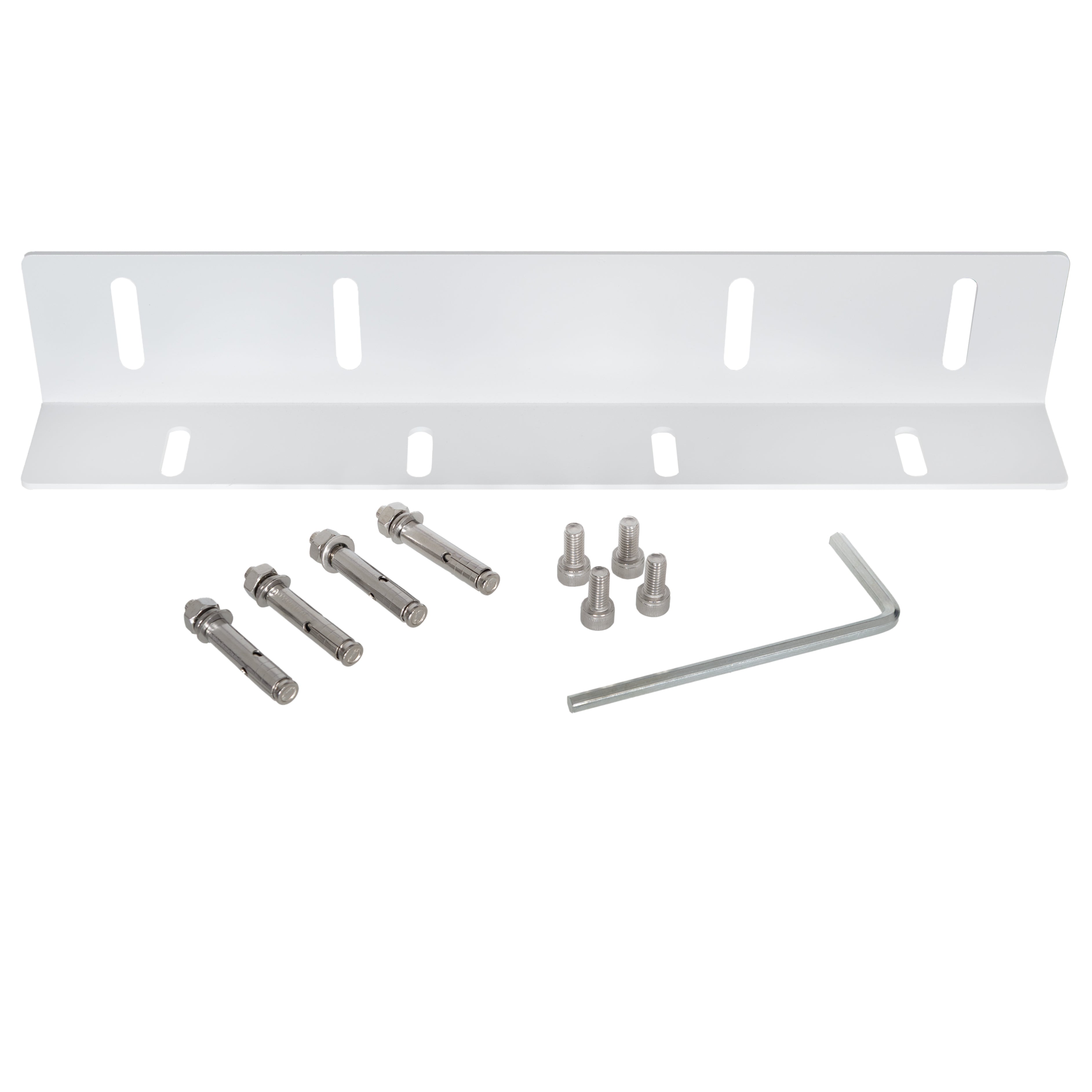 Soporte de pared, tornillos y llave Allen incluidos con el panel Resty MARS 2000