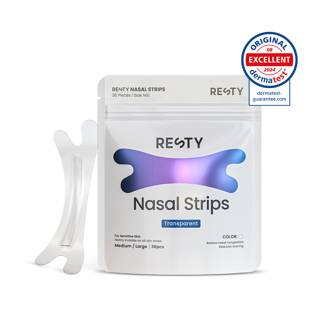 Transparent nasal strips — nasal breathing strip for sleep