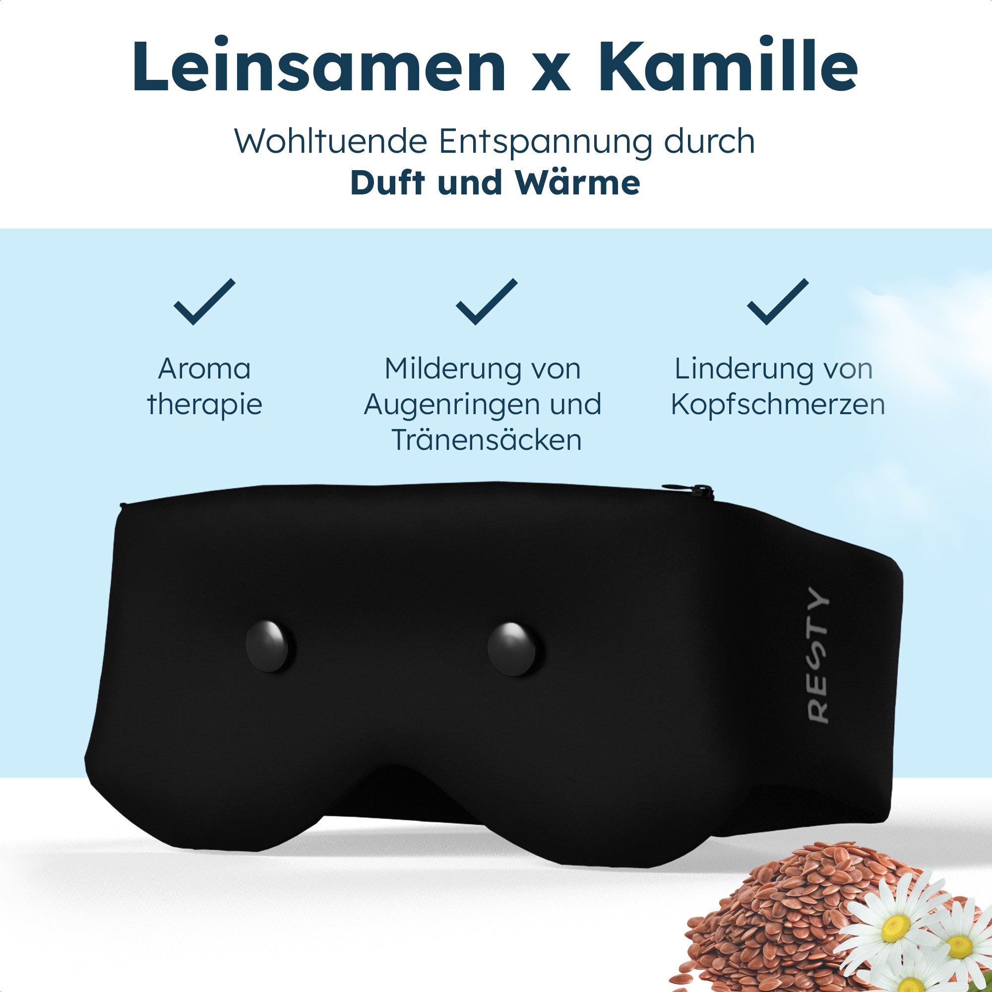 Resty Schlafmaske, Produktansicht