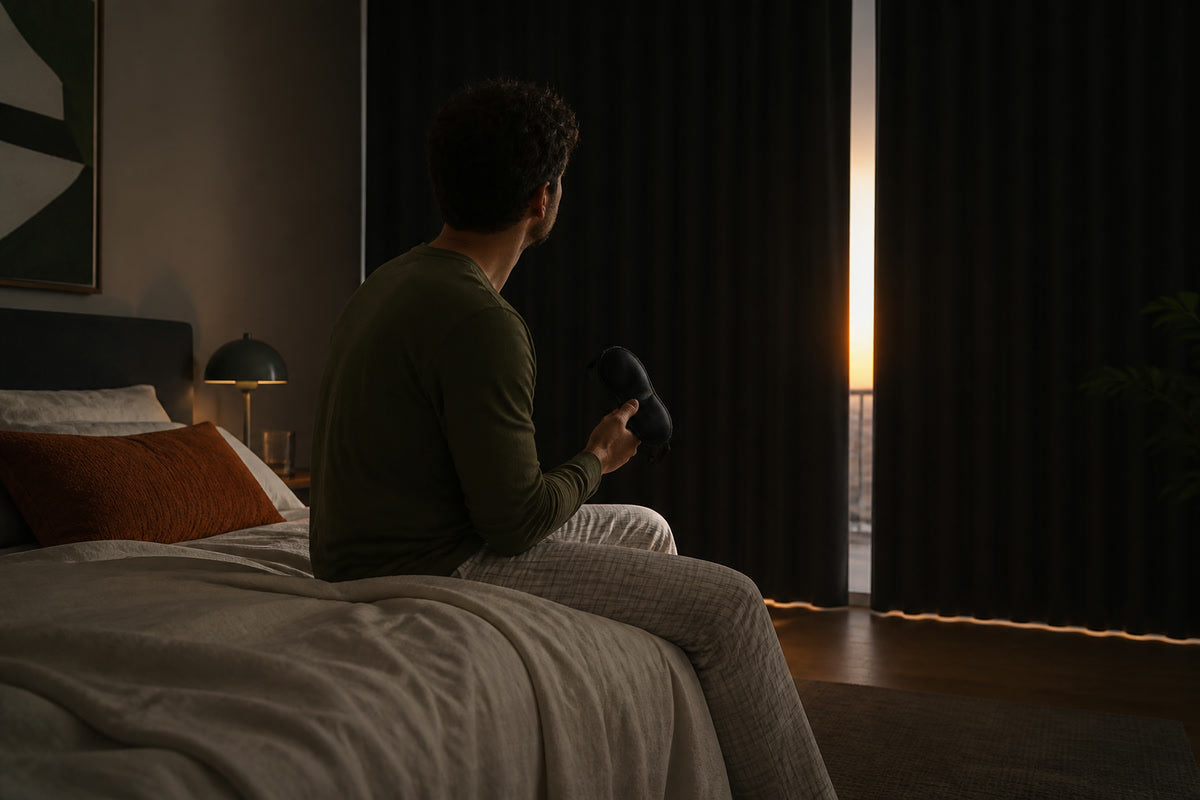 Schlafmaske vs. Verdunkelungsvorhänge: Was passt zu Ihrem Zimmer und Ihrer Routine?