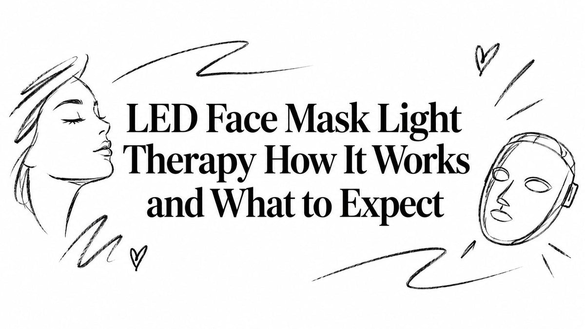 LED face mask for a home skincare routine