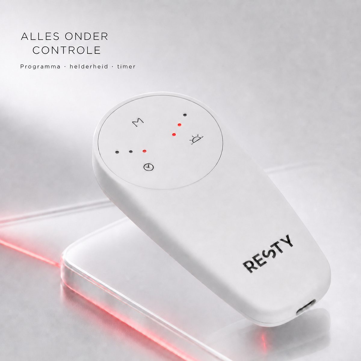 Resty MARS 200 PRO afstandsbediening voor programma, helderheid en timer
