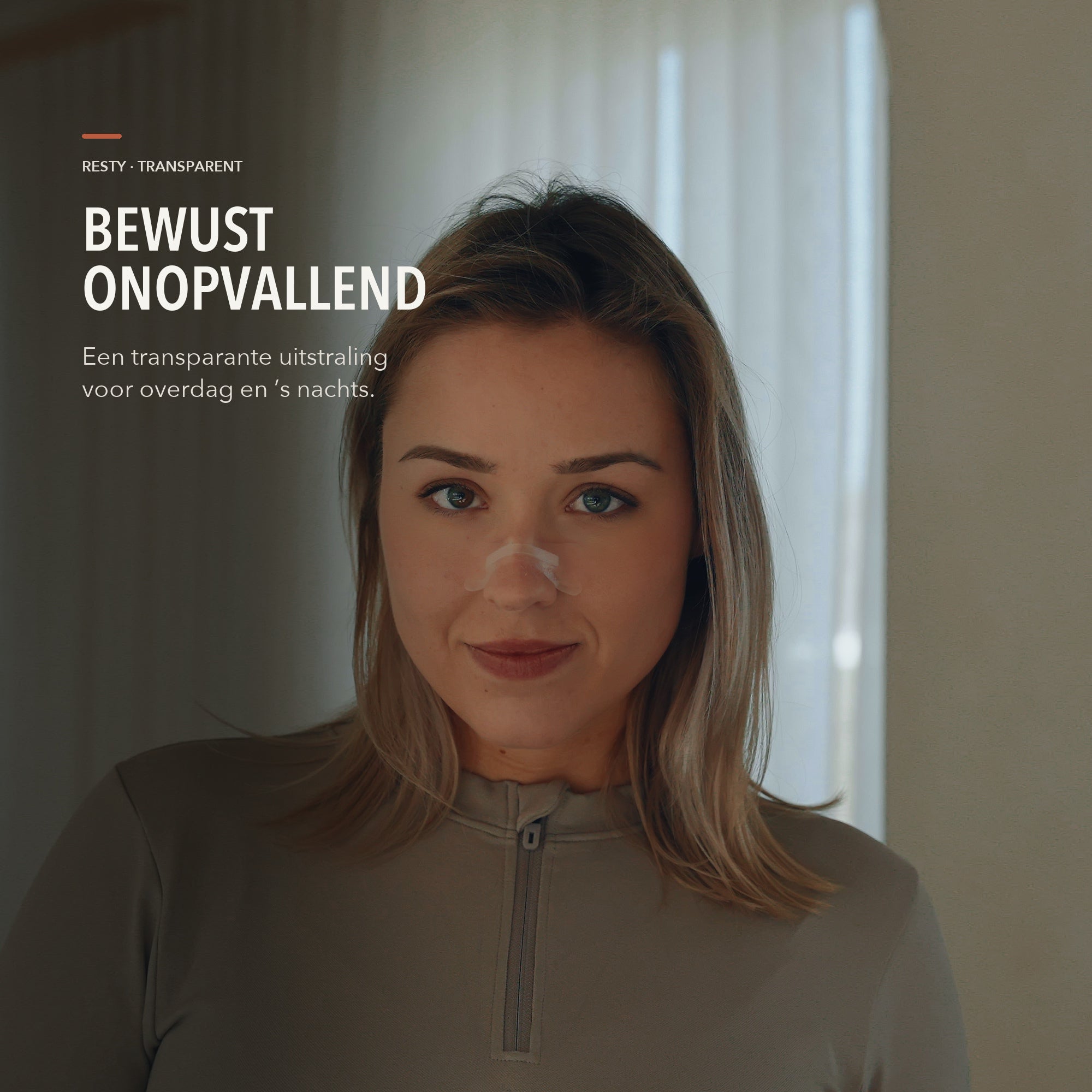 Resty Transparent neusstrip: bewust onopvallend voor overdag en ’s nachts