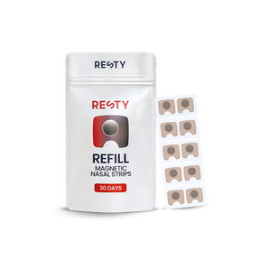 Magnetic nasal strip refills