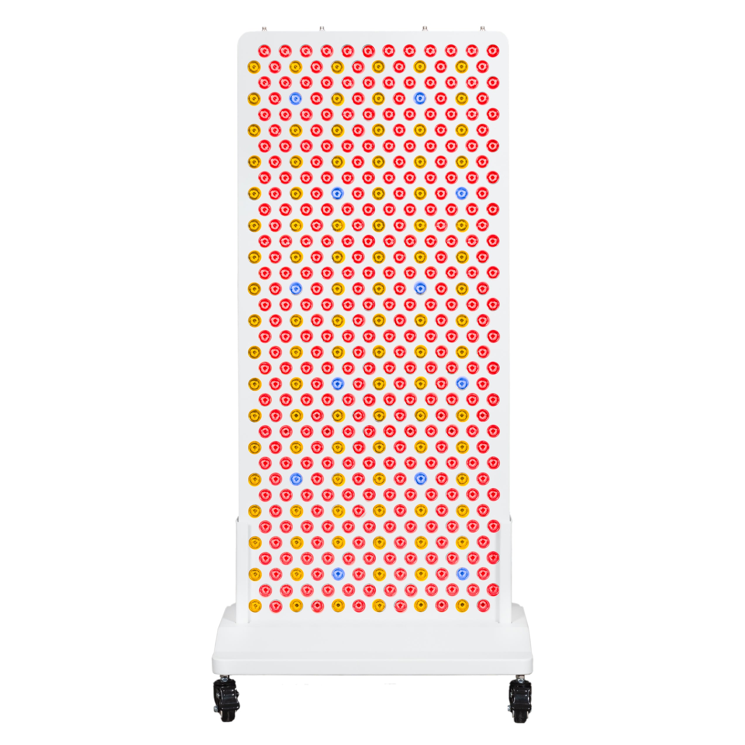 Resty MARS 1200 red light panel mounted vertically on a low wheeled base