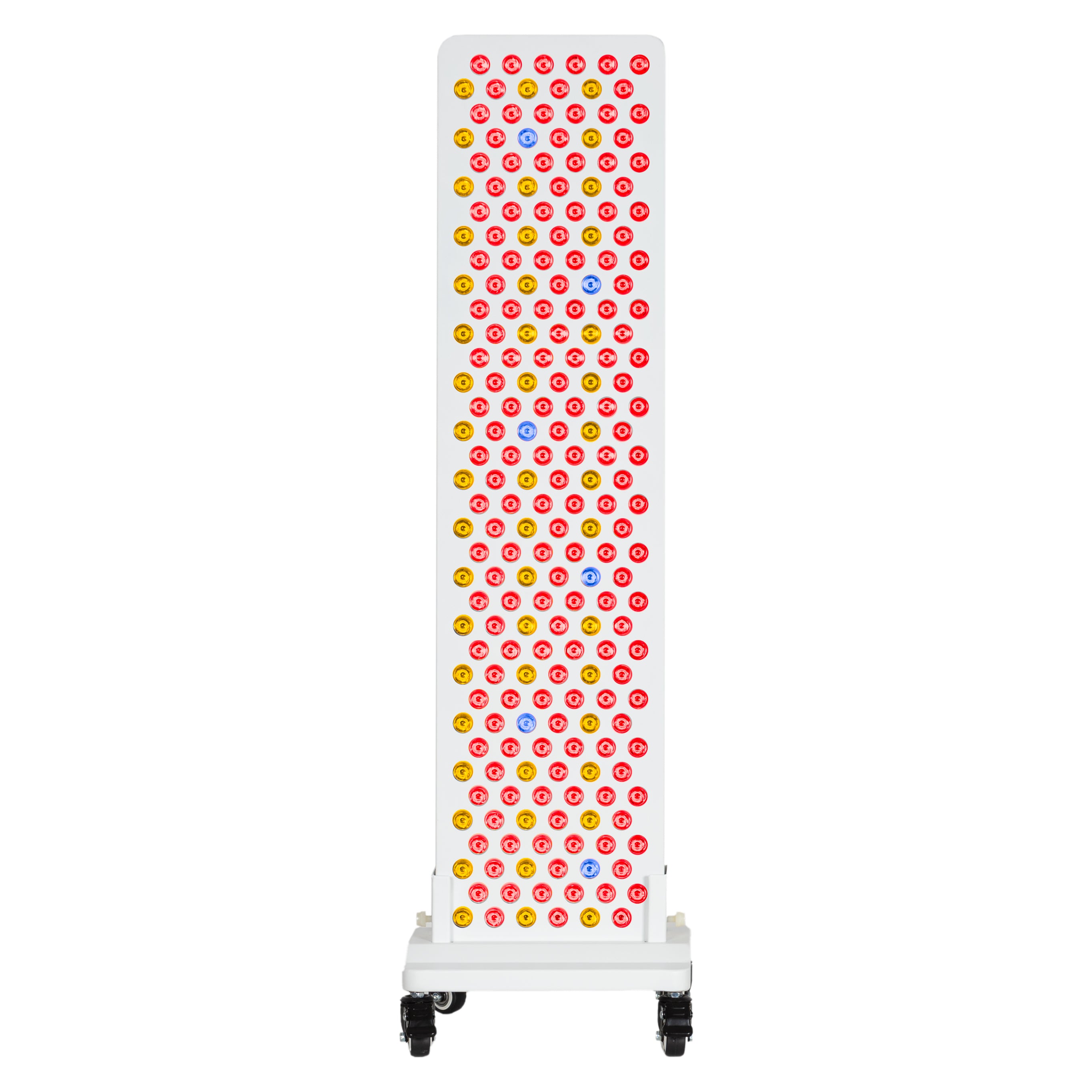Resty MARS 1000 red light panel mounted vertically on a low wheeled base