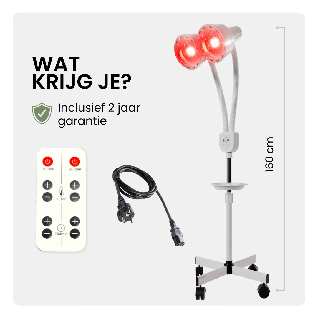 Red Light Double Head Lamp, productbeeld
