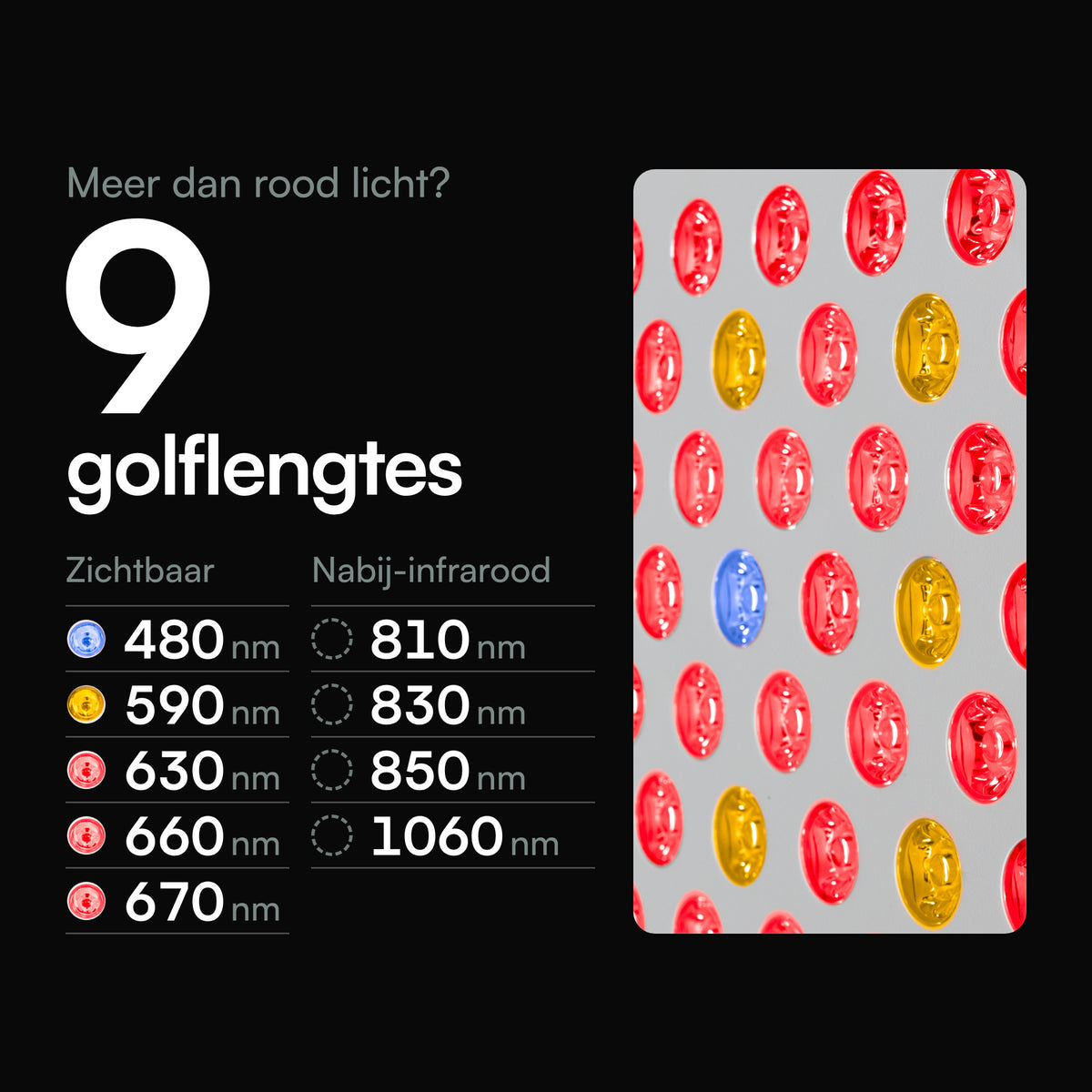 Resty MARS 600: 9 golflengtes, 480 tot 1060 nm, zichtbaar en nabij-infrarood
