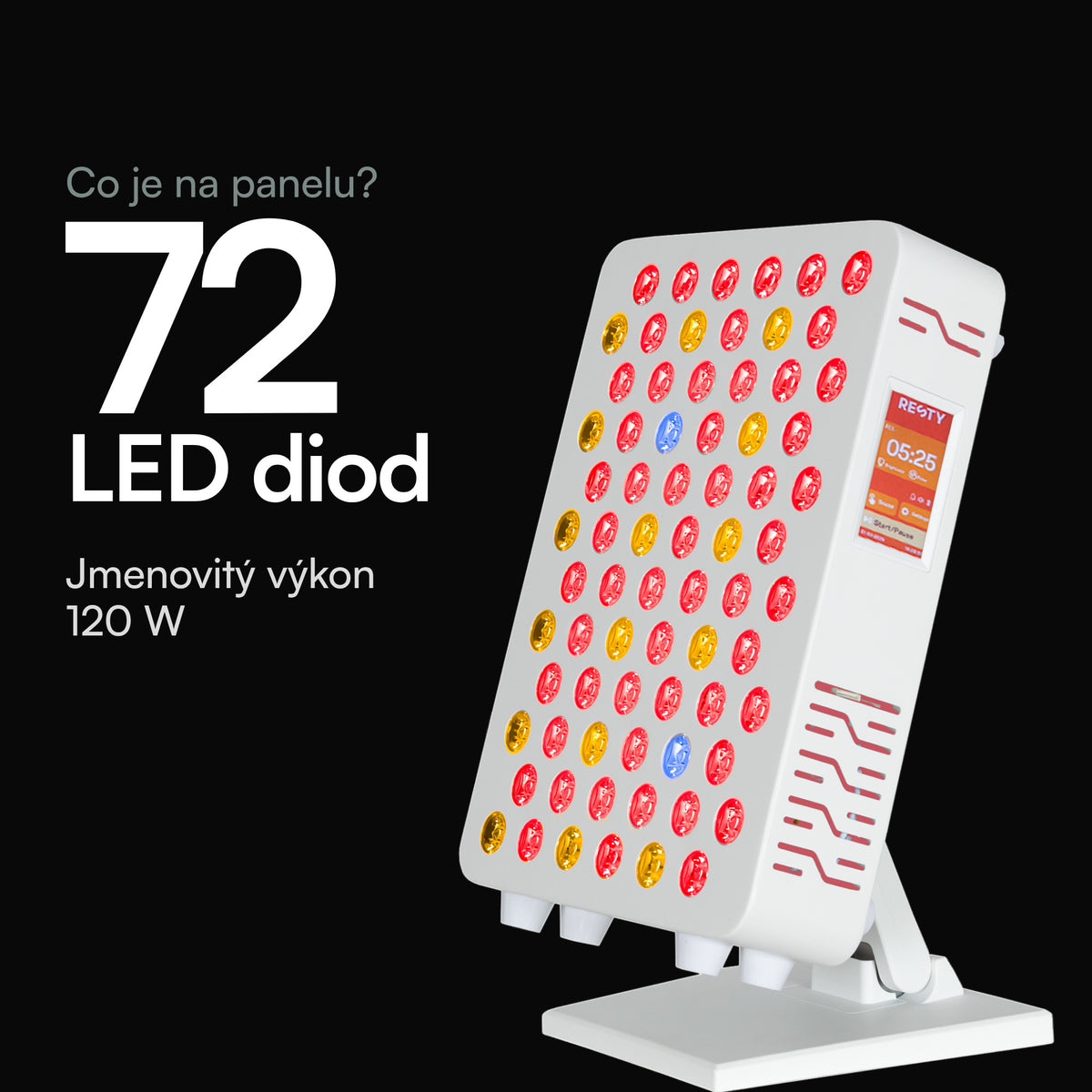 Resty MARS 600 se 72 LED a jmenovitým příkonem 120 W