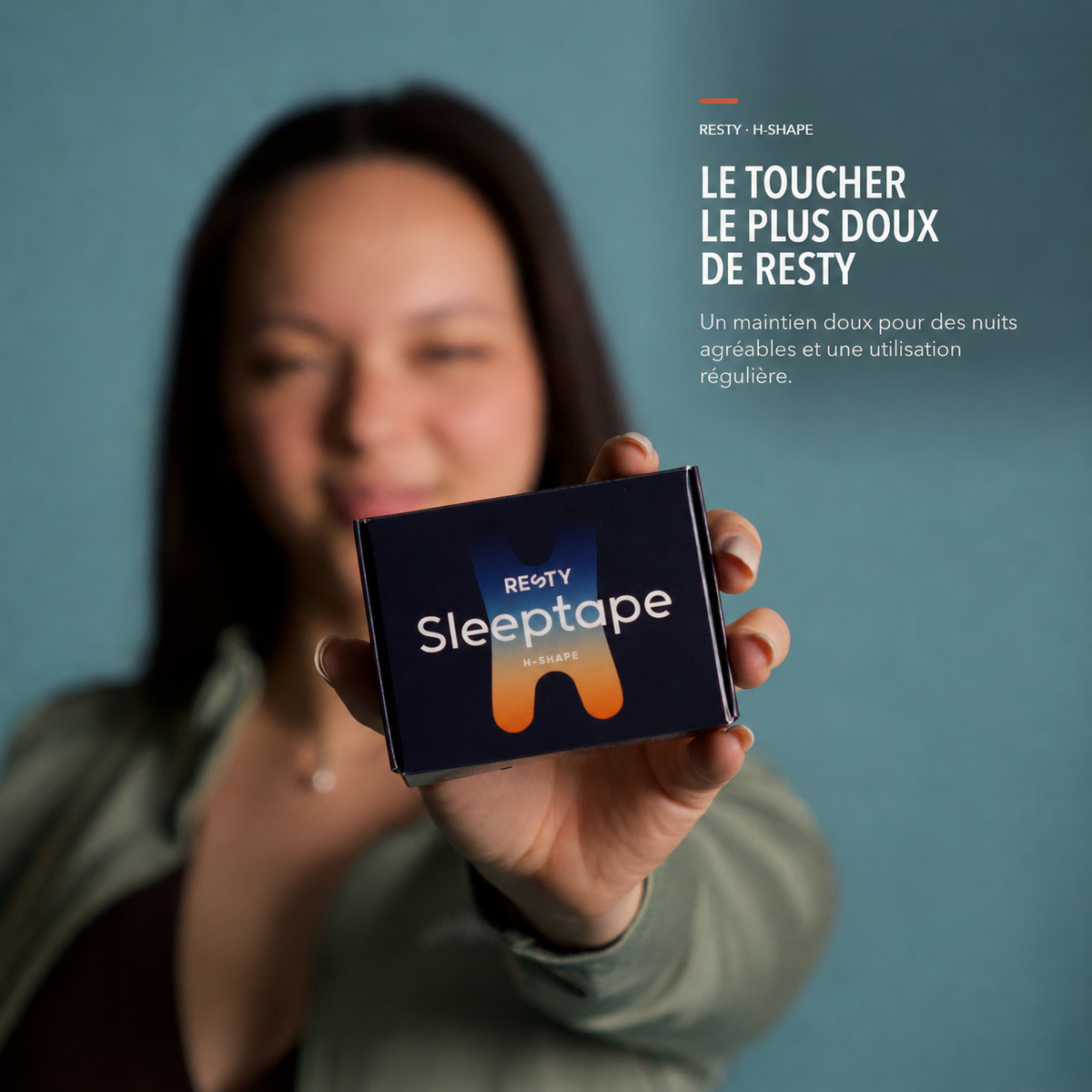 Resty H-Shape : le toucher le plus doux de Resty, un maintien doux pour des nuits agréables et une utilisation régulière.