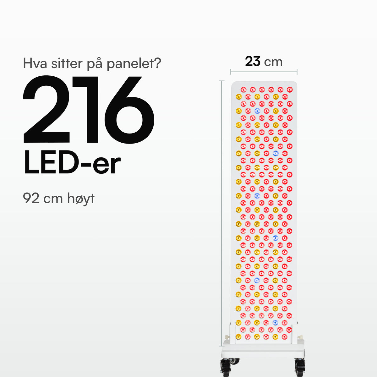 Resty MARS 1000: 216 LED-er, 92 cm høy