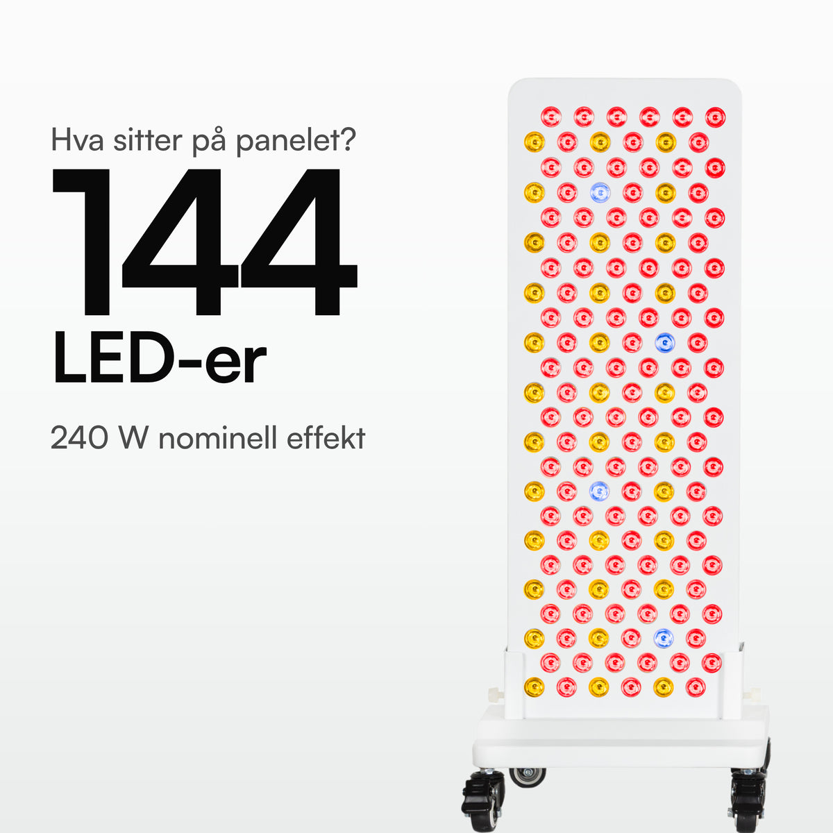 Resty MARS 800: 144 LED-er, 240 W merkeeffekt